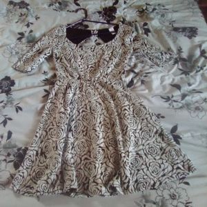 Dress with flowers on it